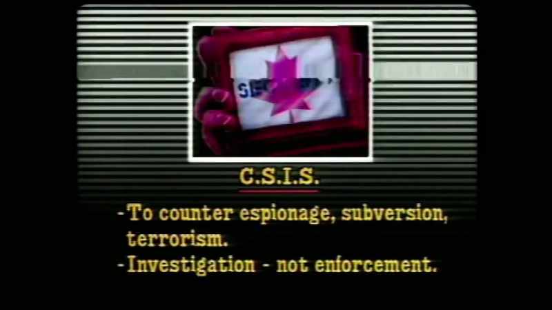 Its job: To counter-espionage, subversion or terrorism