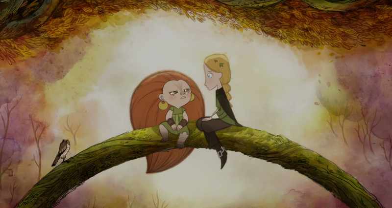 It's just her and me in the whole world