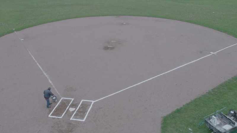 It's just nice to watch the grounds keeper lay down