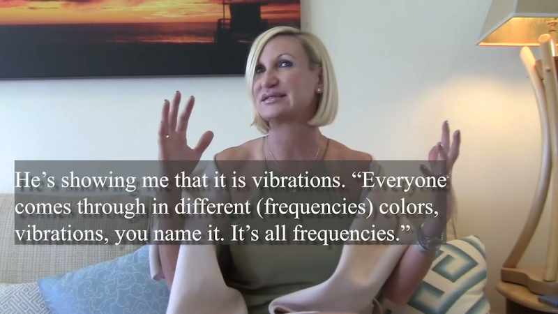 It's like everybody comes in certain colors, vibrations