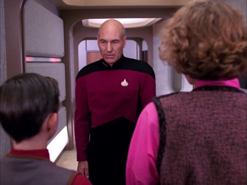 It's looking over everything, Commander, going to school
