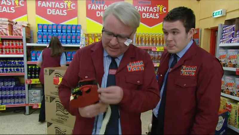 It's nae use. It's this stupid gun! Aw, it's the gun?