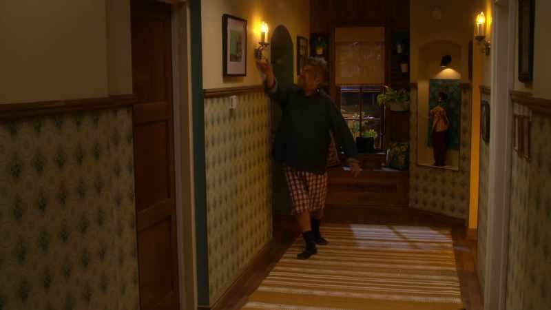 It's night... what the... Why are these lights on?