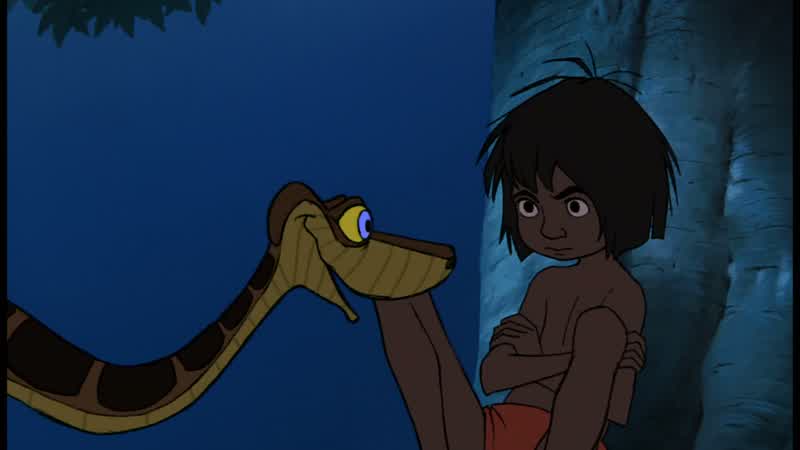 Please go to sleepSleep little man cubRest in peaceSleepBagheeraNow look there's no use arguing any moreNow no more talk till morningHe won't be here in the morningYes he will IKaa Hold it Kaa