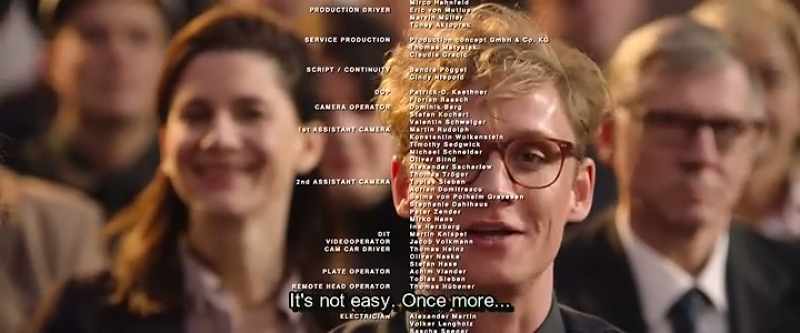 It's not easy. Once more