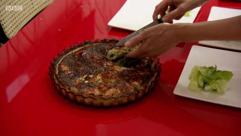 It's not quite cooked on the pastry bit