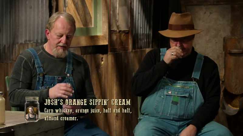 It's orange juice. -Almost like the orange creamsicle