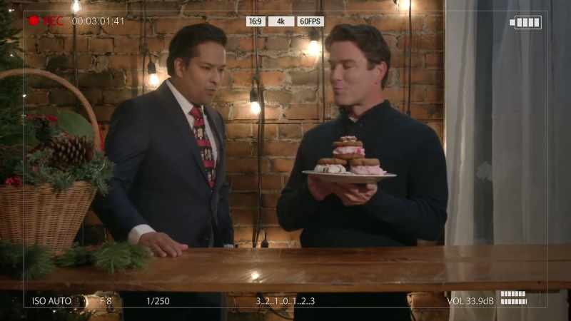 It's our gingerbread cookie sandwich