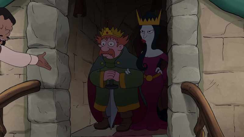 It's Queen Oona and King Zog. -[guests clapping]
