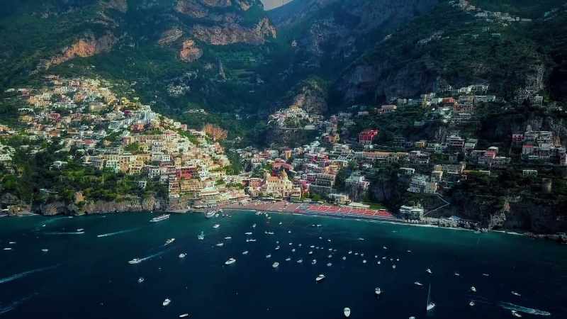It's where quiet towns cling to cliffs