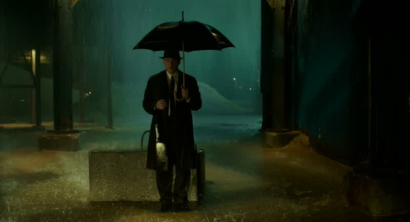It's raining like hell, isn't it?