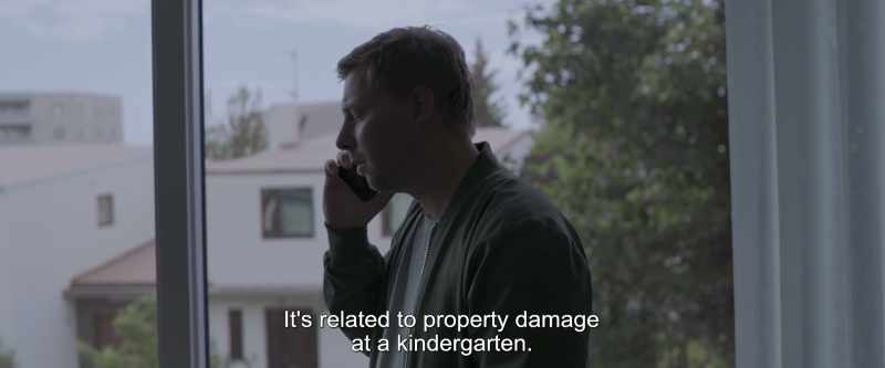 It's related to property damage at a kindergarten