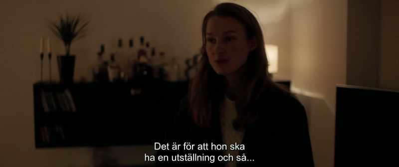 It's because she's having an exhibition