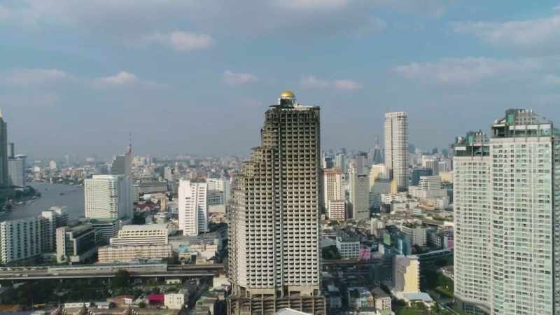 Its skyline was studded with construction cranes