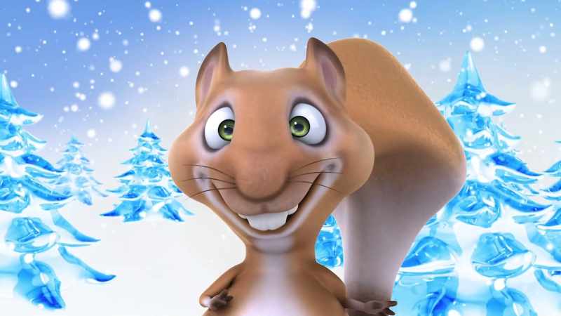 It's Slinky the baby Squirrel
