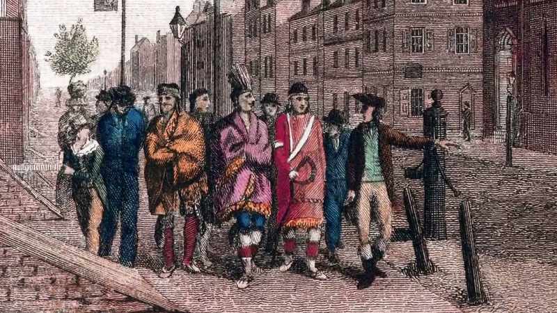 Its streets filled with both newcomers and Native peoples