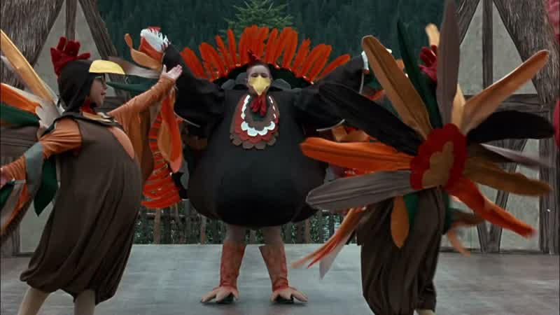 ~ Eat us, hey, it's Thanksgiving day ~ ~ Eat us, we make a nice buffet ~ ~ We lost the race with Farmer Ed ~ ~ Eat us 'cause we're good and dead ~ ~ White man or red man ~ ~ From East, North, or South