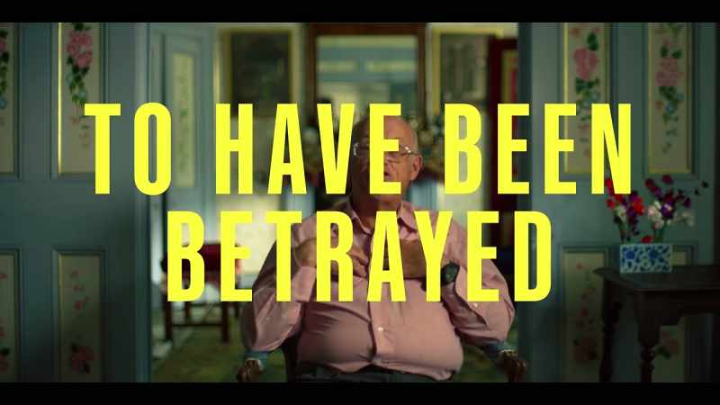 It's that to have been betrayed