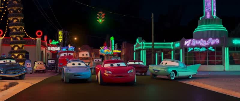 It's the ghostlightWe have found McQueen We have found McQueen