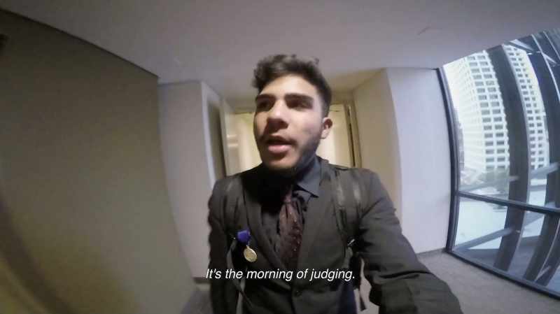 It's the morning of judging