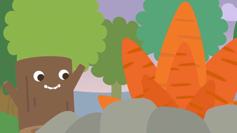 It's the most beautiful carrot campfire I've ever seen