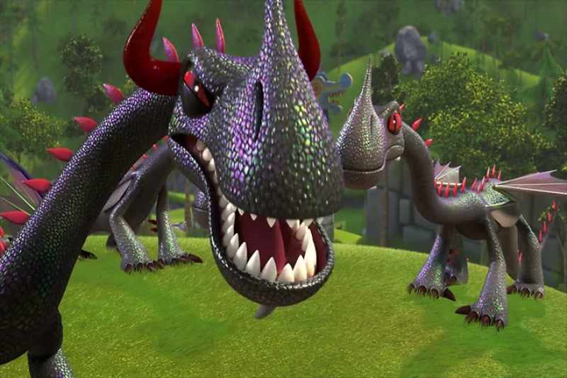 It's the purple one. Probably trying to trick us