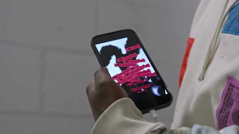 It's the video that is going to be playing on the screen