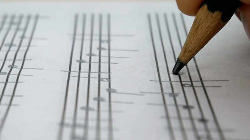 It's very difficult to write music