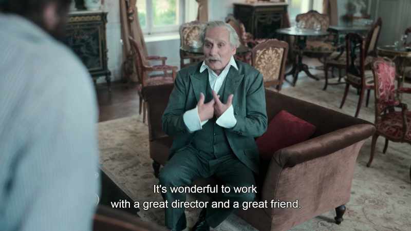 It's wonderful to work with a great director