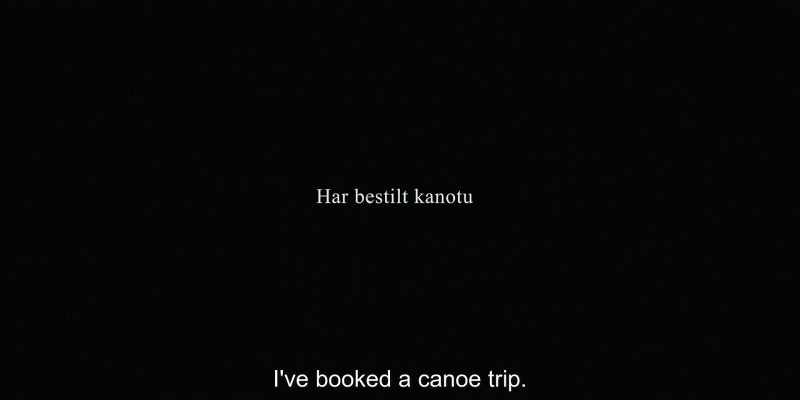 I've booked a canoe trip