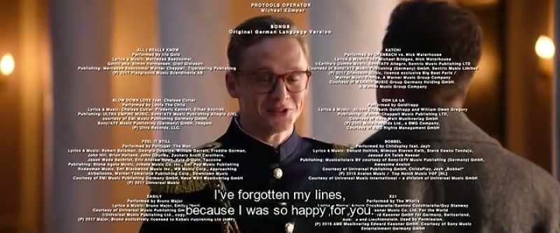 I've forgotten my lines, because I was so happy for you