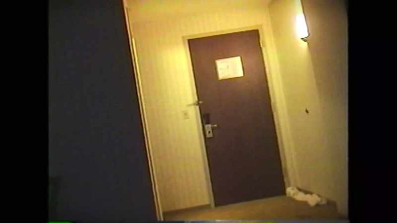 I've got this camera pointed toward this door