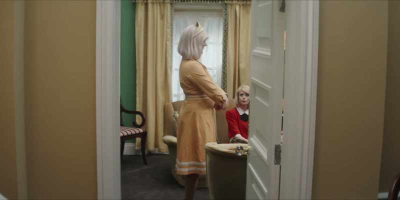 I've just seen Mrs Mortimer. She's got a face like thunder