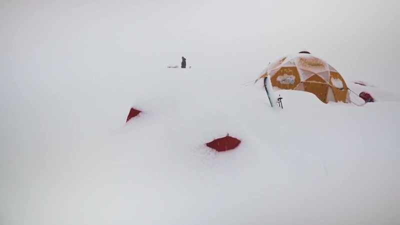 I've never been in a camping winter storm situation