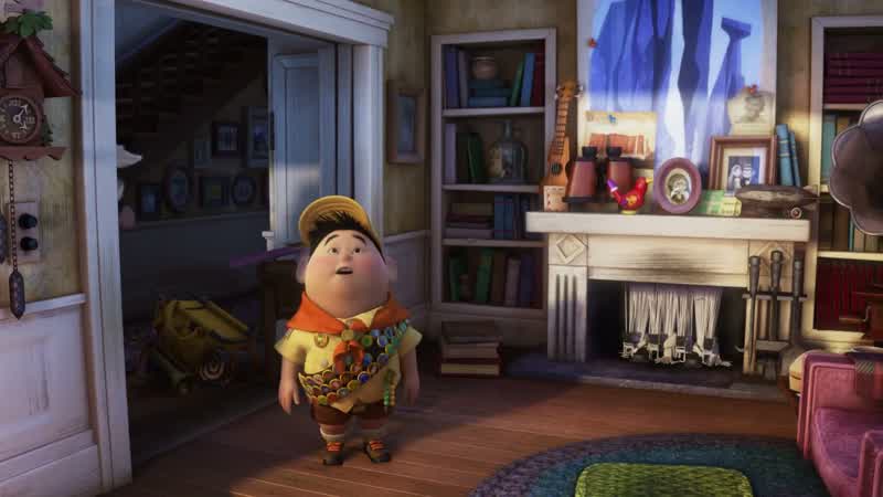 I've never been in a floating house beforeGoggles Look at this stuffAre you going on a tripParadise Falls a land lost in timeAre you going to South America mr FredricksenDon't touch that You'll soil