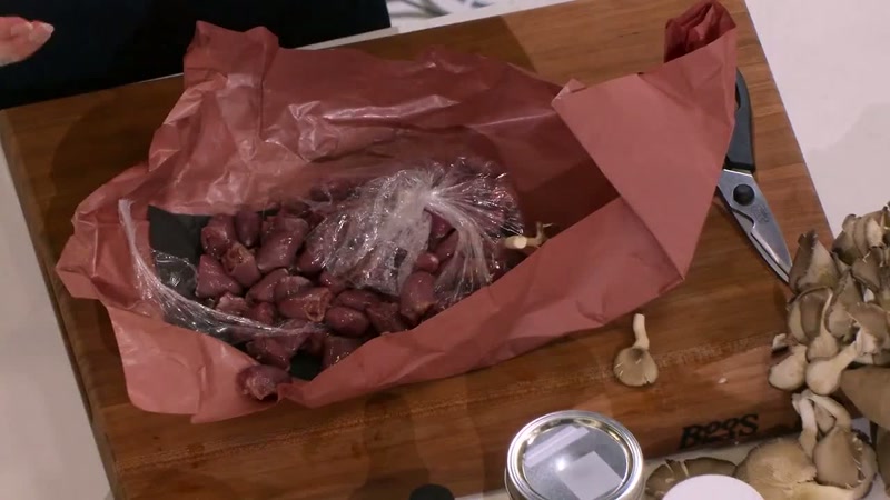 I've never even eaten or seen a chicken heart before