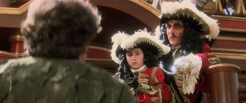 I've waited long to shake your hand with thisPeter Pan prepare to meet thy doomDark and sinister man have at thee