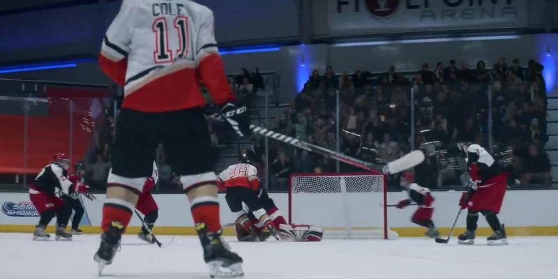Jace Cole gets the puck with space to shoot