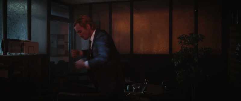 [jacket thuds]