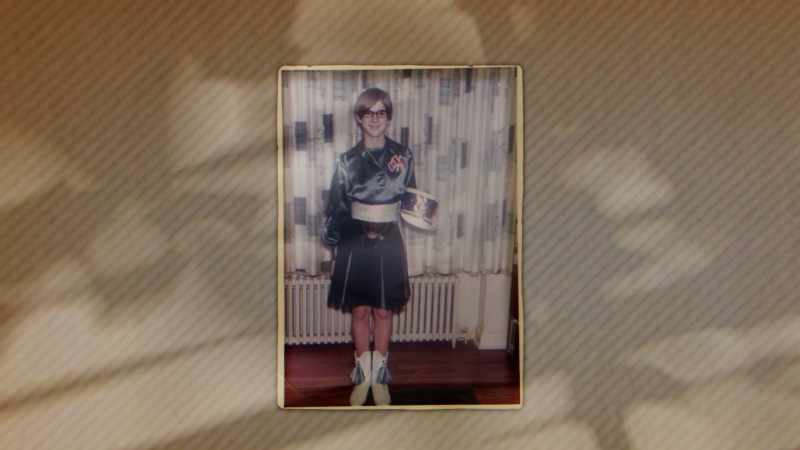 Jackie Harp was wearing her parade belt