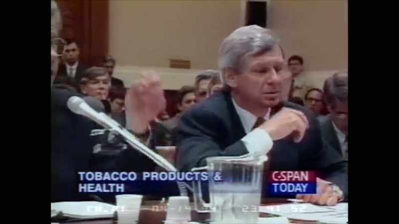 JAMES: Congressman, cigarettes and nicotine