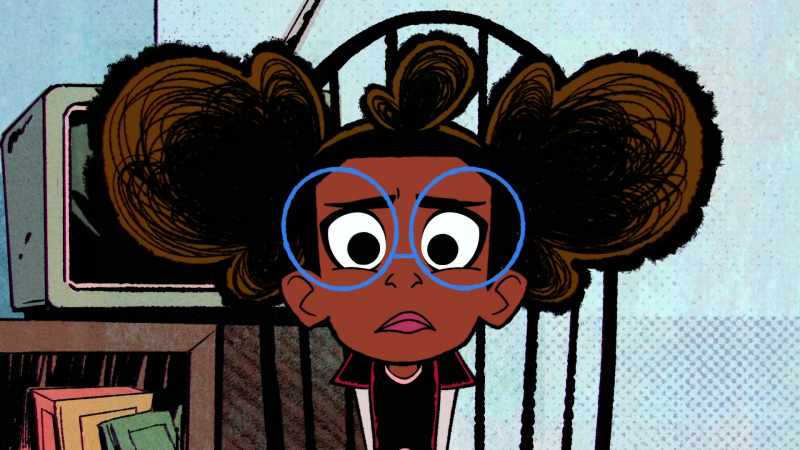 JAMES: (groans) Just in time. The shredder broke