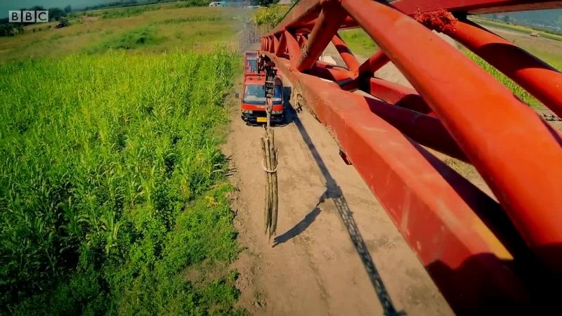 James has totally wasted his time bringing that crane here