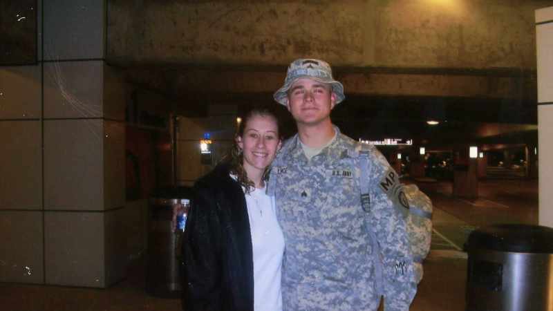 JAMIE: Clint came to me when he came home from Korea on his first deployment