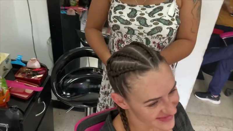 JANAI: So once she lands, Karen gets some last-minute prep