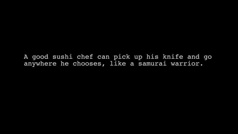 (Japanese drums beating, men chanting)