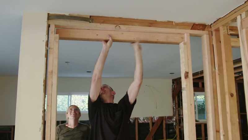 [Jasmine] For him to be able to frame this wall