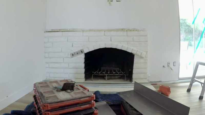 [Jasmine] Today this fireplace is getting a facelift