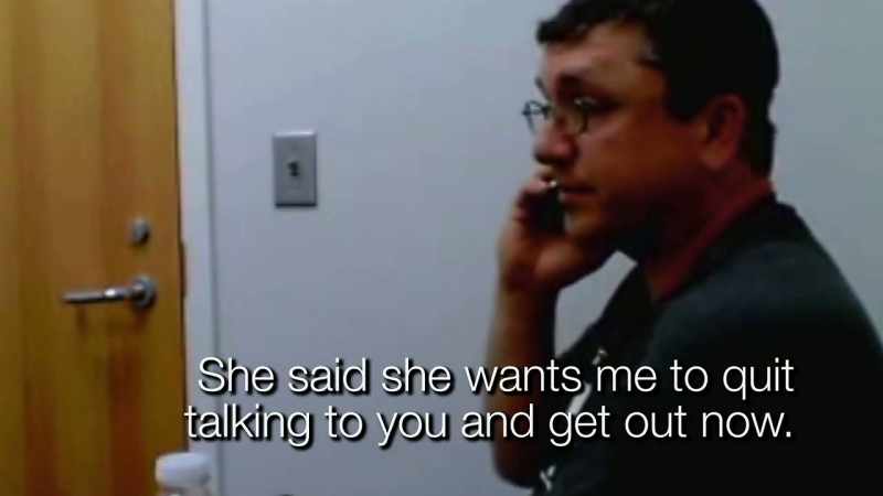 JASON: She said she wants to quit talking to you