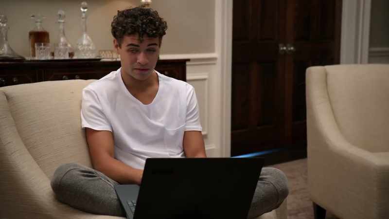 [Jason whispers] I have Dad's secure Wi-Fi code